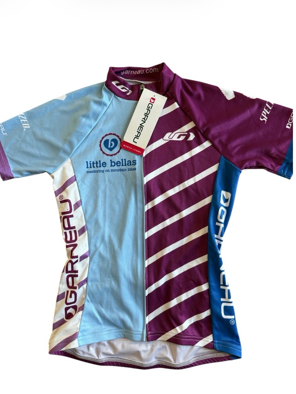 LOUIS GARNEAU LITTLE BELLAS WOMENS SHORT SLEEVE CYCLING BIKING JERSEY SMALL NWT